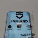 INFILAND for iPad Mini 7 Case (A17 Pro), iPad Mini 7th / 6th Generation Case 2024/ 2021 8.3 Inch, Glitter Cute Protective Cover with Clear Sparkle Back, Pencil Holder for Kids Girls, Blue