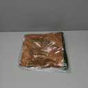 Women's Suede Skirt Solid High Waist Slit Metal Buckle Package Hip Commuter Casual Skirts, (Large,Brown)