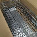 2 Tier Pull Out Cabinet Organizer 9" W X 22" D, Chromed, Full Slide Out