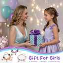 Charm Bracelet Making Kit & Unicorn/Mermaid Girl Toy- ideal Crafts for Ages 8-12 Girls who Inspire Imagination and Create Magic with Art Set and Jewelry Making Kit