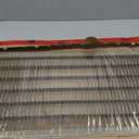 Fits 12x30 and 30x12 Duct Opening | Return Air Floor Grille by Handua | Walkable Vent Cover Grill for Floor | Brown | Heavy Duty Fixed Blades | Outer Dimensions: 13.75"W X 31.75"H