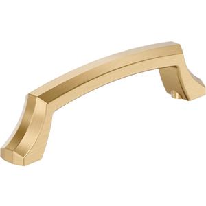Amerock Bellamy 3-3/4 inch (96mm) Center-to-Center Champagne Bronze Cabinet Pull, BP36688CZ