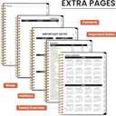 2026 Planner, Weekly and Monthly Planner for Women, Jan 2026 - Dec 2026 Pretty 2026 Calendar Planner with Monthly Tabs, Inner Pocket, Spiral Binding, Perfect for Office Home School - 6.3" x 8.5", Tropical Songbird