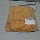 Floerns Women's Plus Size Cold Shoulder Long Sleeve Mock Neck Loose Blouse Top (Yellow, XXXL)