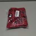 Toddler Baby Boy Girl Outfit Football Animal Embroidery Sweater Long Sleeve Cable Knit Pullover Sweaters Top (6-12, Red)