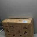 Under Desk Bike Pedal Exerciser, Quiet Magnetic Mini Exercise Bike with MERACH App for Arm, Leg Recovery, Physical Therapy, Smooth Foot Desk Cycle with 2 Resistance Bands & Non-Slip Mat (White & Blue)