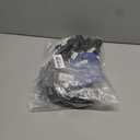 DEWENWILS 10 Pack Short Extension Cord, 1 Foot Power Cord, 16 AWG SJTW Weatherproof Extension Cable for Indoor Outdoor Use, 3 Prong Grounded Outlets Plugs, NEMA 5-15P to NEMA 5-15R, Black, UL Listed