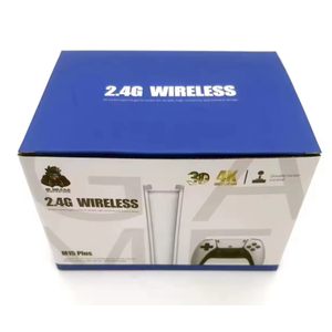 Wireless Retro Game Console Built-in 20000+ Games and 23 Emulators, 2025 New Plug & Play Retro Gaming Console with 4K Output & Dual 2.4G Controllers, Nostalgic Game Console Stick