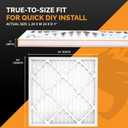 Tiger Tough 24x24x1 Air Filter MERV 8 MPR 600-800, High-Performance Pleated HVAC AC Furnace Filter Replacement for Home, 6-Pack