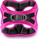 Comfort Fit No Pull Dog Harness for Small Medium & Large Dogs Soft Padded Adjustable Buckles Step in Pet Harness with Leash Clips Reflective Straps with Easy Control & Handle Pet Vest Harness (L (Chest 21"-23", Pink)