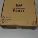 GetTheFad Portion Control Plate (Porcelain) Set of 2, 9.3 Inch Divided Portion Plates for Weight Loss Adults, Divided Dinner Plates for Adults, Healthy plates for adults, My plate for Weight Watchers