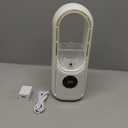 Bladeless Desk Fan, Desktop Bladeless Fan for Desk Office Home Bedroom (No Battery)