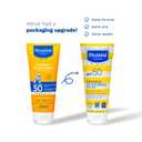 Mustela Baby Mineral Sunscreen Lotion SPF 50 Broad Spectrum - Face & Body Sun Lotion for Sensitive Skin - Water Resistant & Fragrance Free - Regular & Family Size