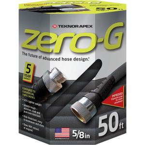 5/8" x 50ft zero-G Lightweight Garden Hose, Kink Free Garden Hose, Teknor Apex Water Hose