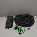 100 ft  Expandable Garden Hose, 2025 New Ultra Lightweight Kink Free Flexible Water Hose 75ft, 10 Pattern Spray Nozzle, Leak-Proof Solid Brass Fittings, High-Density Outer Fabric & Durable Inner Core