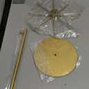 Stainless Steel Rotating Jewelry Display Stand - Countertop Organizer for Necklaces, Bracelets, Earrings, Handbags & Scarves - Perfect Retail Rack for Boutiques & Stores, Space-Saving Design (20x40M, Gold)