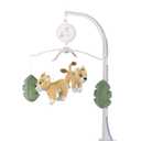 Disney Lion King Leader of The Pack Sage & Yellow Plush Simba Musical Mobile, Yellow, Sage