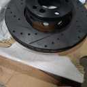 R1 Concepts Front and Rear Brakes and Rotors| Hardware Included| Front and Rear Ceramic Brake Pads and Rotors Kit| Fits 1991-1993 BMW M5, front 13.6 inch, thickness 1,26 inch, Rear 12.9 inch , thickness 0.79 inch