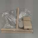 Shower Squeegee for Glass Doors, Full Silicone Jacketed Squeegee with Ergonomic Handle & No-Drill Hook, Cleaning Tool for Windows, Mirrors, Tiles, Bathroom & Car - Beige