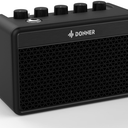 Donner DA-10 5W Mini Guitar Amp, Rechargeable Portable Practice Amplifier
5W Rechargeable Mini Guitar Amp With 4-Hour Playtime, Clean And Distorted Channels, EQ, Aux Input, And Headphone Output