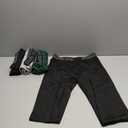 4 Pack Men's Thermal Compression Pants Fleece Lined Long Johns Winter Athletic Workout Leggings Baselayer (Medium, Black/Gray/Black/Dark Green)