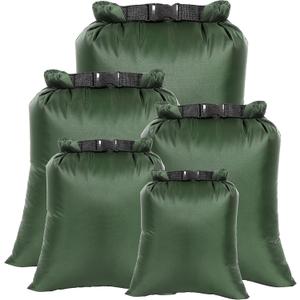 Dry Bags Waterproof Set, 5 Packs Ultralight Waterproof Bags Small Stuff Sack Water Proof Bag Dry Packs, Outdoor Dry Bag Keep Gear Dry for Backpacking Hiking Boating Camping Travel