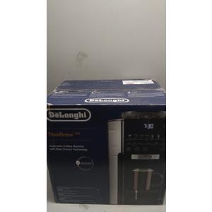 De'Longhi True Brew Drip Coffee Maker, Built in Grinder, Single Serve, 8 oz to 24 oz, Hot or Iced Coffee, Stainless