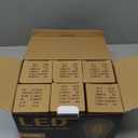 LED Dimmable Edison Light Bulbs 4W, 2200K-2400K Warm White (Amber Glass) ST64, E26 Base Pack of 6