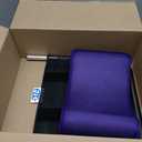 Wheelchair Headrest Backrest,Headrest Neck Support Comfortable Seat Back Cushion U Type Pillow Adjustable Angle Low Repulsion Breathable Universal Wheelchair Accessories Toilet Chair(Purple)