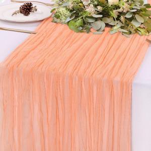 SAJOO 2PC 13FT Cheesecloth Table Runner