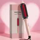 Infrared Thermal Brush, 2026 Upgrated Negative Ion Thermal Round Brush for Women Girls Hair Care, Larger Barrel for Faster Blowout, 6-Temp, Dual Voltage, No Damage, LED Display, 1.7 Inch Salon Styler