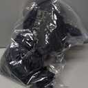 MakeMeChic Women's Off The Shoulder Sweater Foldover Button Rib Knit Long Sleeve Pullover Tops (Large, Black)