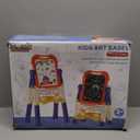 Easel for Kids Toy,Double-Sided Magnetic Kids Art Easel for 3+ Year Old Boy Gift,Toddler Toys for 3+ Year Old Boy Dry Erase Boards, Learning Educational Toy Drawing Board for 4 5 Years Old Girl Gifts (blue)