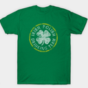 Connolly Irish Drinking Team St Patrick's Day Men Women T-Shirt, L