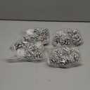 Pine Cones 24 Pieces Christmas PineCones Hanging Ornament for Christmas Tree Party Decoration (Snow)