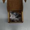 Hardware Handle, 2 Pack Square T-Shaped Cabinet Pulls, Matte Black, Stainless Steel, 1.9 inches, Cupboard Cabinets Drawer Knobs (Single Hole (0 inch Centers/0mm))