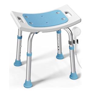 HOMLAND Shower Chair for Inside Shower, FSA/HSA Eligible 400 lbs Adjustable Shower Stool with Suction Feet, Shower Seat for Inside Tub Bathroom Bench Bath Chair for Elderly and Disabled Missing Hardware