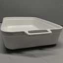 5.5 Quart Casserole Dish,Large Baking Dish Cookware,14.7x10 Inch Deep Lasagna Pan for Oven,Ceramic Bakeware for Baking, Easy to Clean,(White)