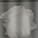 ZESICA Women's 2026 Summer Short Sleeve Maxi Dress Casual V Neck Hollow Out Eyelet Ruffle Swing A Line Long Dresses (White)