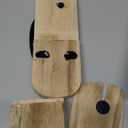 Japanese Style Cosplay Sandal Clogs Wooden Slippers Ninja Flip Flop Geta Sandal Clogs One Tooth Geta Sandals (27cm, Multicoloured-06)