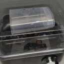 Annie & Mia Design Electric Egg Cooker, Stainless Steel 8 Egg Capacity Egg Boiler, 500W, Hard, Medium, Soft Boiled Egg Poacher, Egg Steamer, Multi-Function, Knob Auto Shut-Off Function (Black)