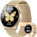 Smartwatch for Women Fitness Watch: 1.43" Amoled Touchscreen Smart Watch Answer/Make Call with Heart Rate Blood Pressure Sleep Monitor 100+ Sports Modes Fitness Tracker IP67 Waterproof for Android iOS