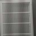 24" X 16 Steel Return Air Filter Grille for 1" Filter - Removable Face/Door - HVAC Duct Cover - Flat Stamped Face - White [Outer Dimensions: 26.5 X 17.75]