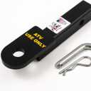 1-1/4 x 6" Receiver Hitch, Draw Bar Hitch / 1" Drop Hitch