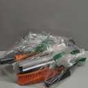 4-In-1 Snow Brush and Ice Scrapers for Car Windshield 55'' Extendable Snow Shovel Snow Broom Kit with Squeegee, Foam Grip 180Pivoting Thicken Brush Head Portable Snow Scraper for Car, Trucks, SUV