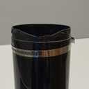 Touri RV Adjustable EZ Hose Carrier TR5094BK with Door Cap and Mounting Screws, 50''-94'', Black, 3 Mounting Tabs Included