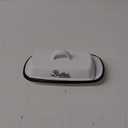 Suwimut Enamel Butter Dish with Lid, Vintage Farmhouse Enamelware White Butter Tray Black Rim Butters Holder, Unbreakable Metal Butters Keeper Container with Cover for Countertop, Refrigerator