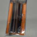 Prime-Line C 1125 Sliding Patio Door Handle Set, 4-15/16 In., Extruded Aluminum, Hook Latch, Black w/Wood Grain (Single Pack)