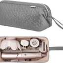 KarSyon Shark Flex Style Case for Dyson Airwrap Hair Dryer Brush Revlon Hair Tools Travel Bag Carrying Case Flat Curling Iron Organizer (Grey)