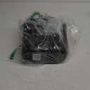 iDesign Small Slim Plastic Bathroom Trash Can, Garbage Can for Bedroom, Office, Desk, Dorm, Black